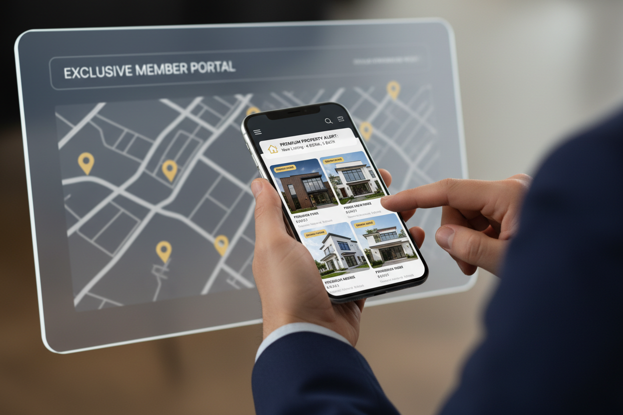 Premium property alerts membership